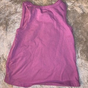 Purple girls toddler tank top